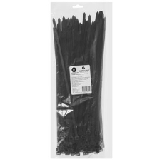 Стяжки Cablexpert NYT-350x7.6B пластиковые 350 мм х 7.6 мм, черные (100 шт.)