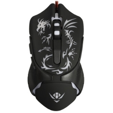 Мышь проводная Nakatomi MOG-25U черный, 2400 dpi, USB, кнопки - 6