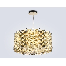 Люстра Ambrella light LH41009/18 BS/CL латунь/прозрачный E14*18 max 40W D700*320