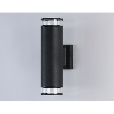 Светильник Ambrella light ST3821/2 BK/CL черный/прозрачный IP54 GU10/2 max 35W 310*90*160