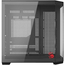 Компьютерный корпус Bloody BD-CC109 черный без БП ATX 10x120мм 2xUSB3.0 audio