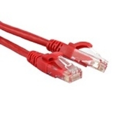Патч-корд LANMASTER TWT UTP cat.5e, с заливными колпачками, 3.0 м, красный