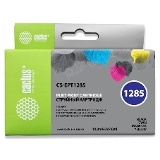 Картридж струйный Cactus CS-EPT1285 черный/голубой/пурпурный/желтый (31 мл) для Epson Stylus SX125/SX425W/SX420W/S22/Office BX305F/BX305FW