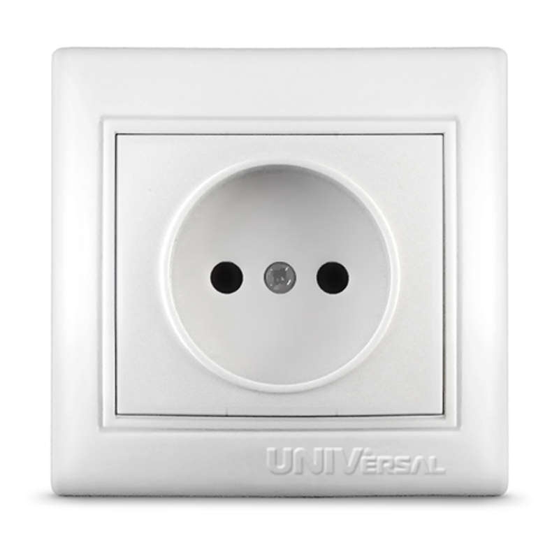 Розетка 1-м СП Севиль 16А IP20 бел. Universal С0022
