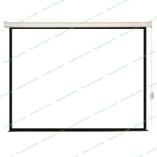 Экран с электроприводом Lumien Eco Control 180x180 см (раб. область 174х174 см) Matte White черная кайма по периметру 1:1