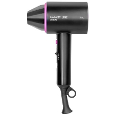 Фен Galaxy Line GL 4346 черный, 1400 Вт, компактный
