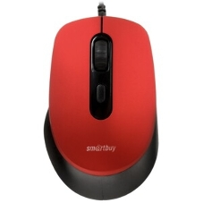Мышь проводная беззвучная Smartbuy ONE 265-R красная, 40 SBM-265-R