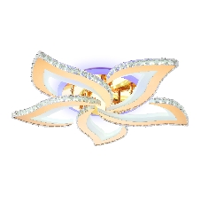 Потолочный светодиодный светильник Ambrella light FA1724/5 GD золото 3000K/4200K/6400K 113W 630*600*100 (ПДУ РАДИО 2.4G)