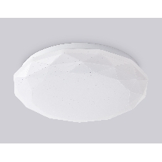 Потолочный светодиодный светильник Ambrella light FZ1016 WH белый 16W 6400K D250*55 (Без ПДУ)