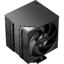 Кулер для процессора PCCooler RZ700D BK (270W, 4-pin PWM, 159.5mm, Al/Cu, 7x6mm, 2x120mm, 79.8CFM, 35.9dBA, 2400RPM, S: 1851/1700/1200/115X, AM5/AM4, black)