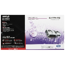 Видеокарта Sapphire AMD Radeon RX 9070 Pure OC, 16 GB GDDR6, 256 bit, 2xDisplayPort, 2xHDMI, GPU 2210 MHz