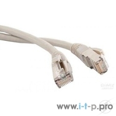 Патч-корд Hyperline PC-LPM-STP-RJ45-RJ45-C5e-5M-LSZH-GY Патч-корд F/­UTP, экранированный, Cat.5e, LSZH, 5 м, серый