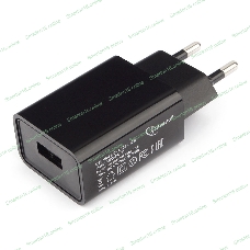 Сетевое зарядное устройство Cablexpert MP3A-PC-21 100/220V - 5V USB 1 порт, 1A, черный