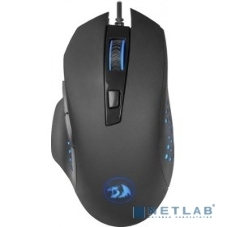 Мышь проводная Redragon Gainer черный, 3200 dpi, USB, кнопки - 6