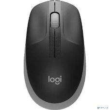 Мышь беспроводная Logitech M190 черный/серый, 1000 dpi, радиоканал, USB, кнопки - 3