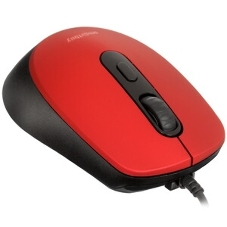Мышь проводная беззвучная Smartbuy ONE 265-R красная, 40 SBM-265-R