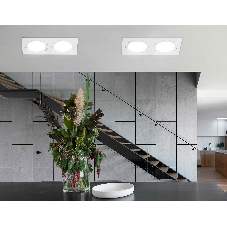 Светильник Ambrella light TN6612/2 WH белый IP44 GX53/2 max 15W 215*110*24