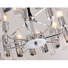 Светильник Ambrella light TR5303/8 CH/SM хром/дымчатый E14/8 max 40W D500*615