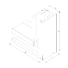 Mini Magnetic Коннектор угловой для накладного шинопровода (черный) 85179/00