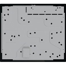 Электрическая варочная поверхность Gorenje ECT642BCSCE, 4 конфорки, с зоной расширения, стеклокерамика, 6400 Вт