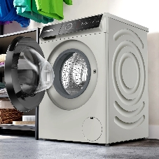 Стиральная машина Bosch WGB256AXME 8-Series полноразмерная загрузка 10кг, 1600 об/мин.,габариты:845 x 598 x 590 мм., i-Dos, мотор EcoSilence Drive, 4D Wash System,Easy Start Guide,AquaStop®, цвет серебристый