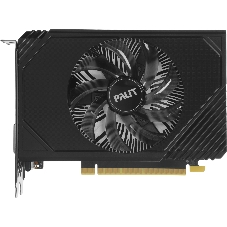 Видеокарта Palit GeForce RTX 3050 StormX OC, 6 GB GDDR6, 96 bit, 1xDisplayPort, HDMI, DVI-D, GPU 1492 MHz