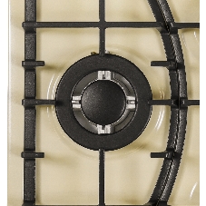 Газовая варочная поверхность Lex GVE 643C IV, 4 конфорки, эмаль, 9250 Вт