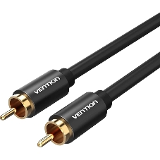Кабель Vention аудио RCA M/RCA M - 1м черный
