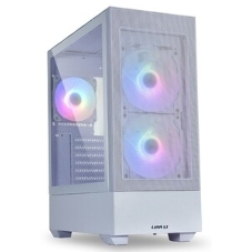 Компьютерный корпус Lian-Li Lancool 205M Mesh белый без БП ATX 2xUSB 3.0 audio bott PSU