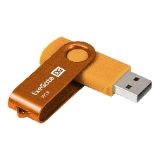 Exegate EX302042RUS USB-флеш накопитель ExeGate Jet 16GB жёлтый (USB2.0, 480Mbps, пластик/металл)