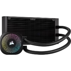 Система жидкостного охлаждения Corsair NAUTILUS 240 ARGB (240мм, черный, ARGB/ Fans: 2x120мм, 74.37CFM, 34dBA, 2100RPM/ S: 1851, 1700, AM5, AM4)