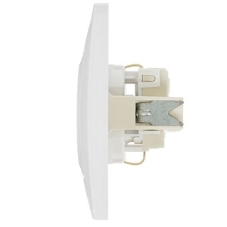 Розетка СП Blanca 16А 250В защ. шторки с заземл. бел. SchE BLNRS001111