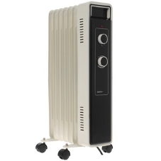 Обогреватель масляный Centek CT-6222-7 (7 секций) белый, 600/900/1500 Вт, 15 м2, 3 режима, термостат