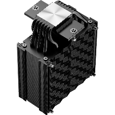 Кулер для процессора PCCooler RZ700D BK (270W, 4-pin PWM, 159.5mm, Al/Cu, 7x6mm, 2x120mm, 79.8CFM, 35.9dBA, 2400RPM, S: 1851/1700/1200/115X, AM5/AM4, black)