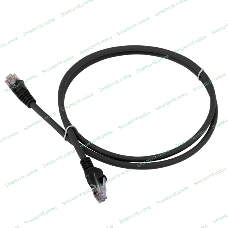 Патч-корд LANMASTER LSZH UTP cat.5e, 5.0 м, черный