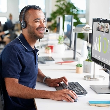 Гарнитура Logitech H111 чёрный, проводная, 3.5 мм
