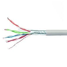 Кабель Cablexpert FPC-5051E-4-CU, FTP indoor 4x2x0.51, медный, кат.5e, однож., 305м, box, серый