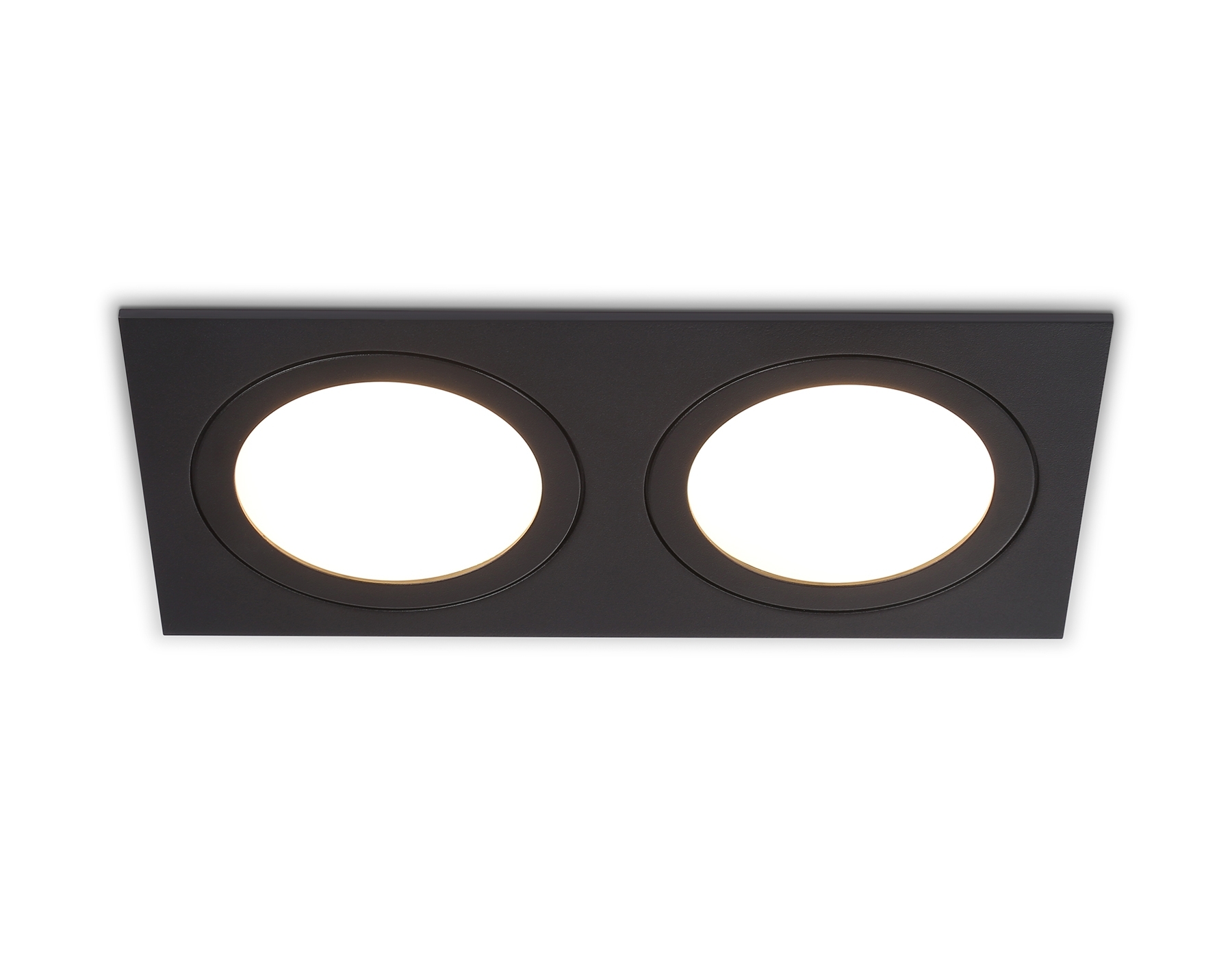 Светильник Ambrella light TN6615/2 BK черный IP44 GX53/2 max 15W 215*110*24