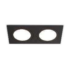 Светильник Ambrella light TN6615/2 BK черный IP44 GX53/2 max 15W 215*110*24