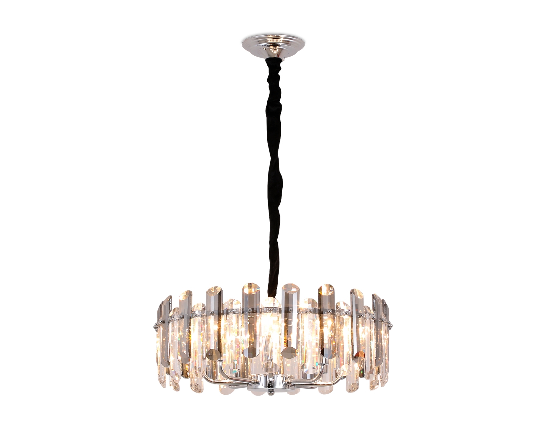 Светильник Ambrella light TR5303/8 CH/SM хром/дымчатый E14/8 max 40W D500*615