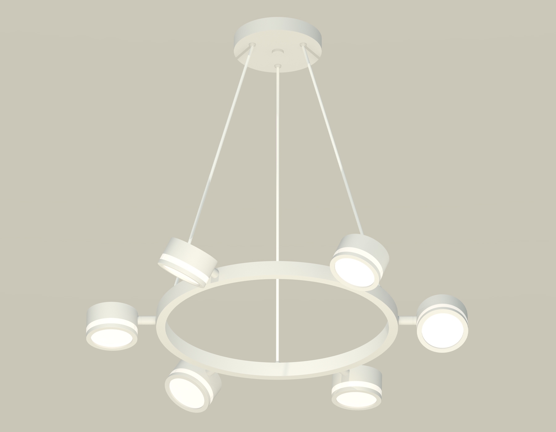 Светильник Ambrella light XB9191200/6 SWH/FR белый песок/белый матовый GX53 (C9191, N8412)