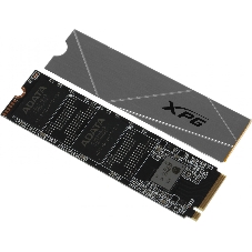 Накопитель SSD ADATA XPG GAMMIX S60, 512Gb, PCIe 4.0 x4, M.2 2280, NVMe, R/W 4700/1700, с радиатором