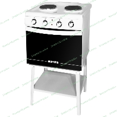 Плита электрическая Мечта 221Ч белый, конфорок 2 шт, духовка 25 л, 50 см x 85 см x 43 см