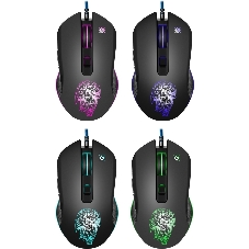 Мышь проводная Defender Sleipnir GM-927 черный, 12800 dpi, USB, кнопки - 6