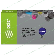 Картридж струйный Cactus CS-EPT693400 (T6934) желтый (350 мл) для Epson SureColor SC-T3000/T3070/T3200/T5000/5200