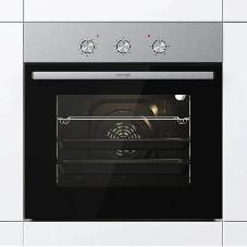 Встраиваемый духовой шкаф электрический Gorenje BO6727E03NX, черный/серебристый