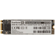 Накопитель SSD ExeGate Next A2000TS240, 240Gb, SATA III, M.2 2280, R/W 558/490