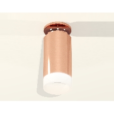 Светильник Ambrella Light XS6326082 PPG/FR золото розовое полированное/белый матовый MR16 GU5.3 (N6906, C6326, N6248)