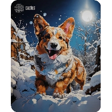 Коврик для мыши Cactus Corgi рисунок 300x250x3мм (CS-MPC-D13M)
