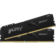 Оперативная память Kingston Fury Beast, DDR4, 64GB (2x32GB), 3200MHz, CL16, DIMM, черный